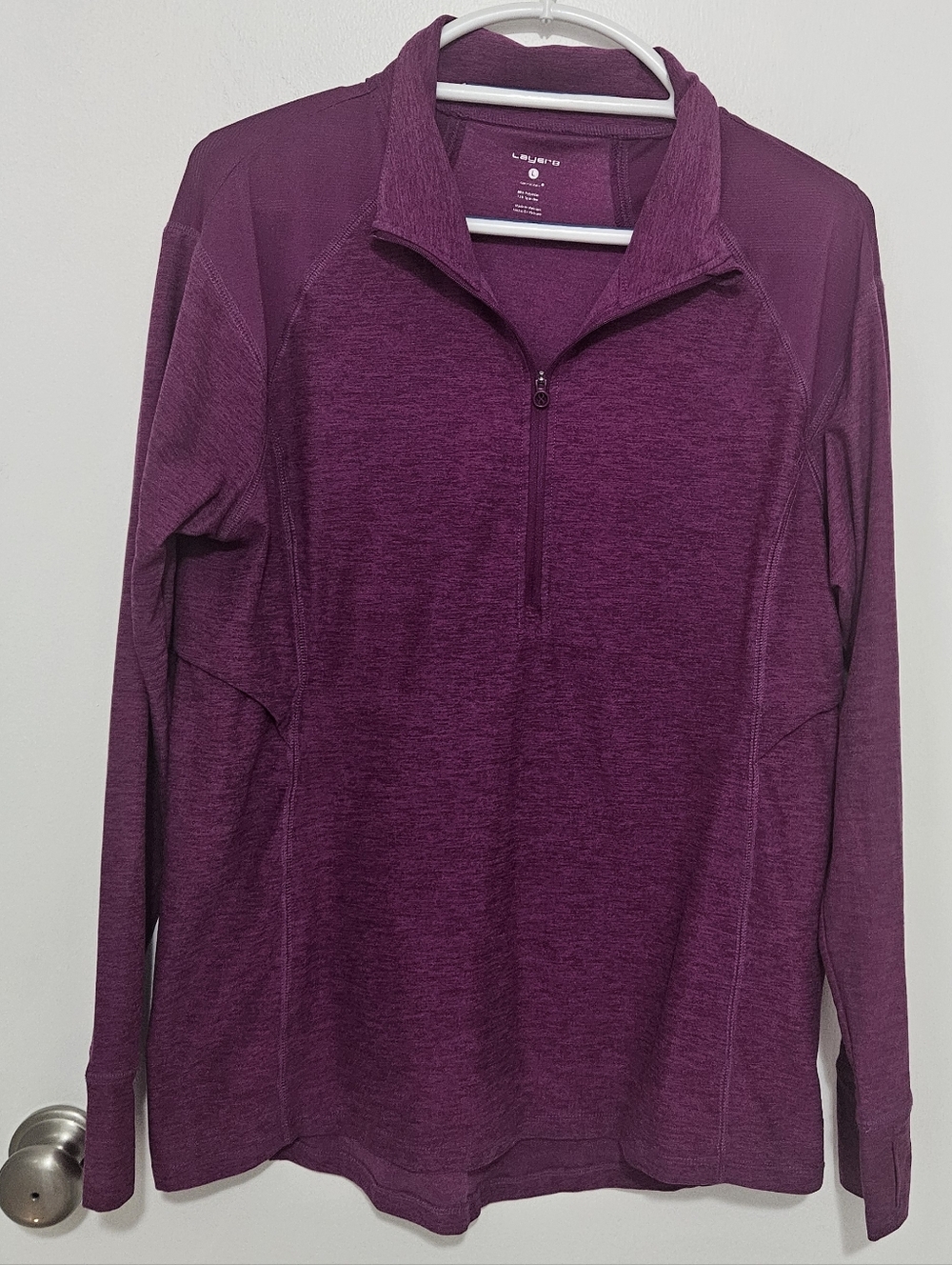 Layer 8 Women's Magenta Performance Top Size Large